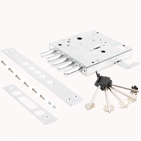 Замок врезной BORDER 71635 К 8-8 5Т (КЛЮЧИ 85, ОТВЕТНАЯ ПЛАНКА)