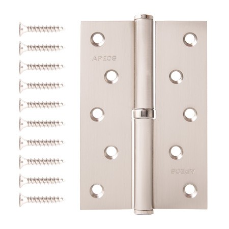 Петля врезная Apecs 120*80-B-Steel-NIS-L