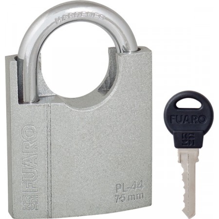 Замок навесной PL-4475 (75 мм) 3 " англ."  кл. БЛИСТЕР