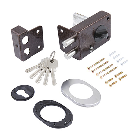 Замок накладной Омега ЗН-2 ЗАЗ (медь)