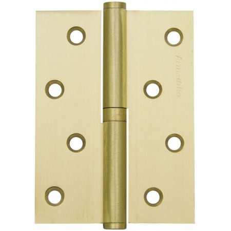 Петля съемная 613-4 100х75х2.5 SG Матовое золото прав. Box