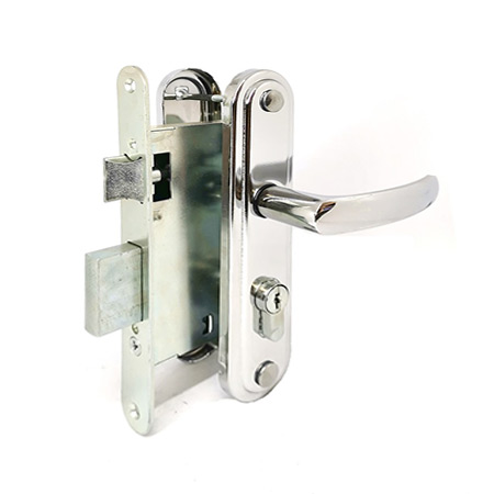 Замок врезной Омега-ЗВ7.02 (хром)