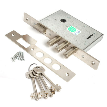 Замок врезной ГАРДИАН-1011-4кл дл.кл. ЗК103