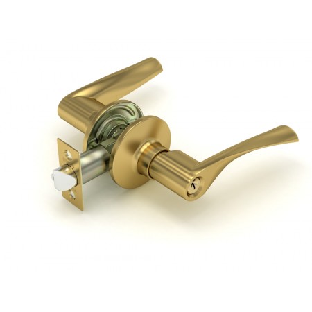 Ручка защелка  894 SB-E (мат. золото) кл/фик.