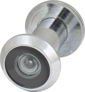 Глазок дверной, стеклянная оптика DVG1, 16/35х60 CP Хром