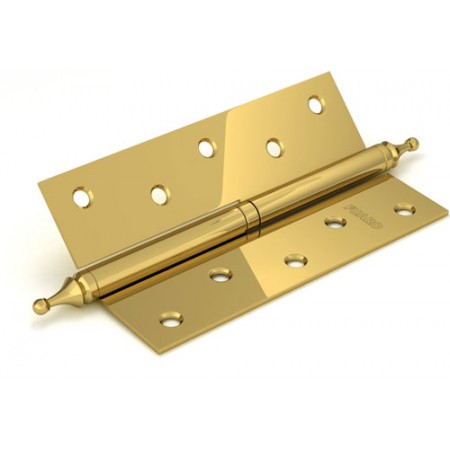 Петля съемная 410/BL-5 125x75x2,5 PB right (латунь) правая БЛИСТЕР