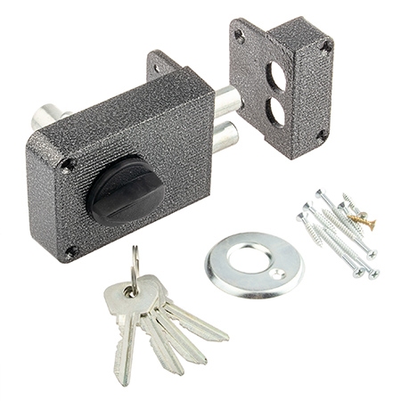 Замок накладной Зенит-ЗН-1-3 (серебро)