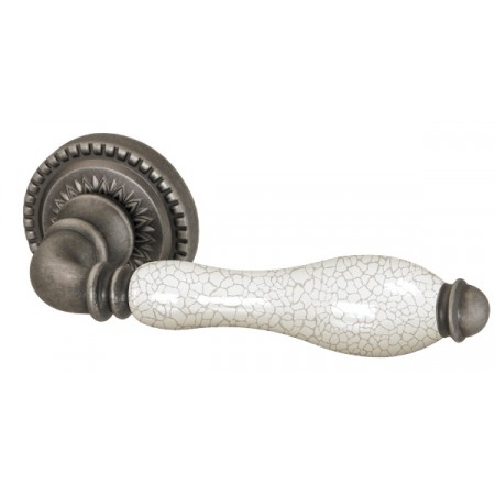 Ручка раздельная Silvia CL 1 AS/СRP-109 Античное серебро/кракелюр