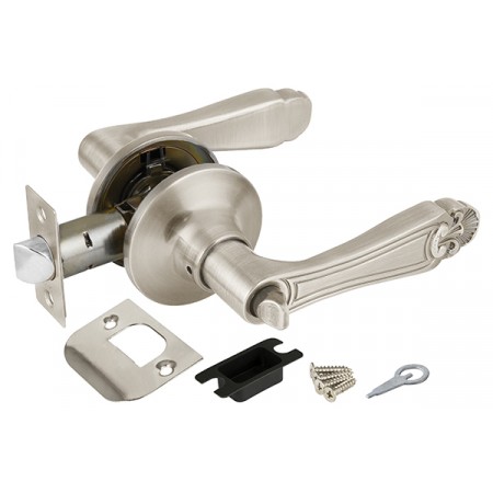 Ручка защелка 6037 SN-B (фик.) мат. никель