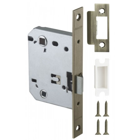 Защелка врезная LH 720-50 AB Бронза BOX на 70мм /прям/