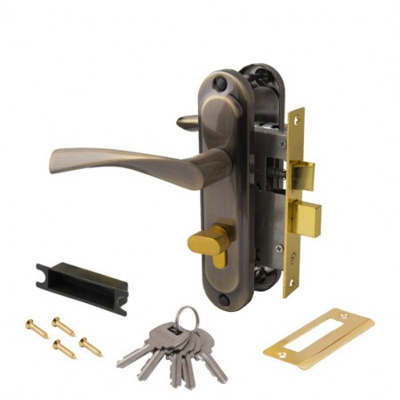 Замок врезной Avers 0823/60-C-AB