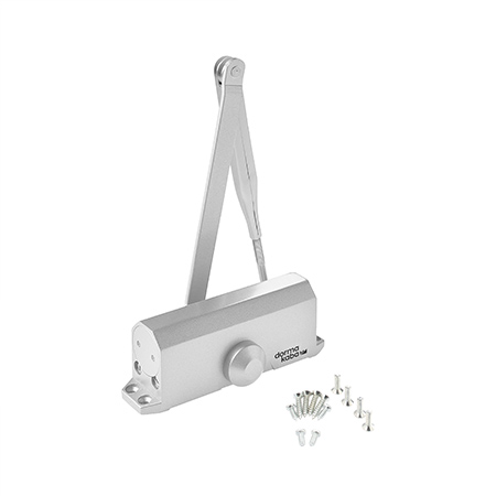 Доводчик TS77 EN2 с рычагом серебристый