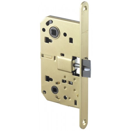 LH 19-50 SG BOX Защелка межкомнатная с планкой (матовое золото)