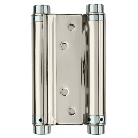 Петля пружинная двусторонняя DAS SS 201-5"  (125*86*1.5) CP Хром