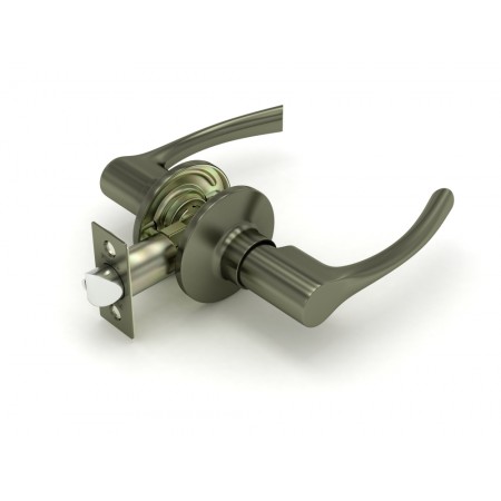 Ручка защелка  829 AB-P (бронза) без. фик.