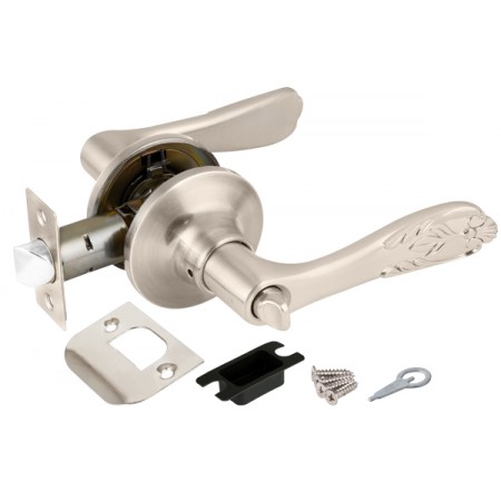 Ручка защелка 6033 SN-B (фик.) мат. никель