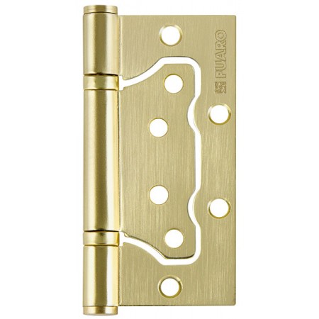 Петля универсальная без врезки 500-2BB 100x2,5 SB (мат. золото)