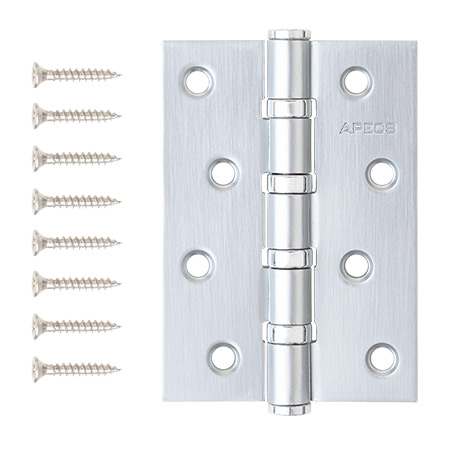 Петля врезная Apecs 100*70-B4-Steel-CRS