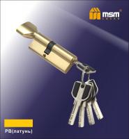 Цилиндровый механизм MSM SW 110 55-55 латунь ключ/вертушка перфо-ключ