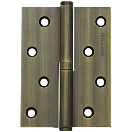 Петля съемная 613-4 100х75х2.5 AB Бронза лев. Box