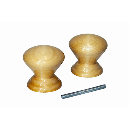 Ручка-кнопка ЙО-КАРЕЛ.БЕРЕЗА (конус)