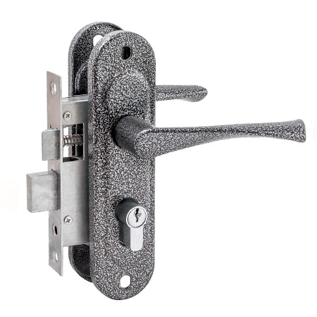 Замок врезной ЗВ 4-50.01 (серебро)