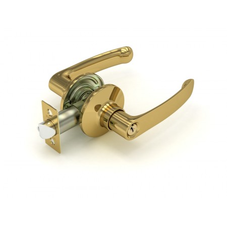 Ручка защелка  882 PB-E (золото) кл/фик.