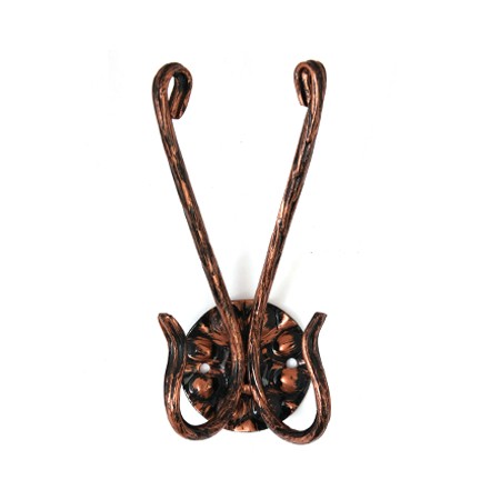 Крючок кованный двойной медь