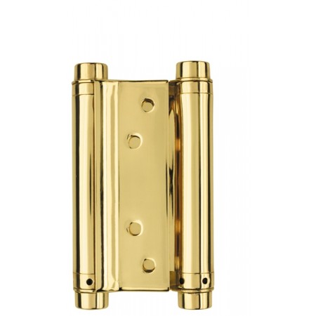 Петля пружинная двусторонняя DAS SS 201-4"  (100*70*1.5) GP Золото