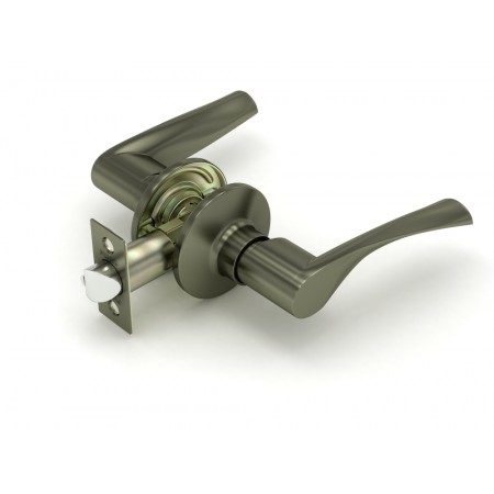 Ручка защелка  894 AB-P (бронза) без. фик.