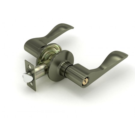 Ручка защелка  892 AB-E (бронза) кл/фик.