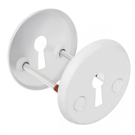 Декоративная накладка ESC-S-001-WH на сувальдный замок (белый)