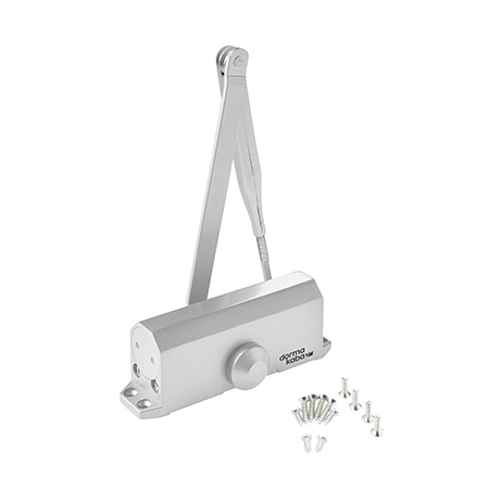 Доводчик TS77 EN4 с рычагом серебристый