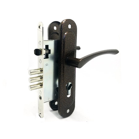 Замок врезной Зенит ЗВ4.009/17 ПРОФИ (медь)