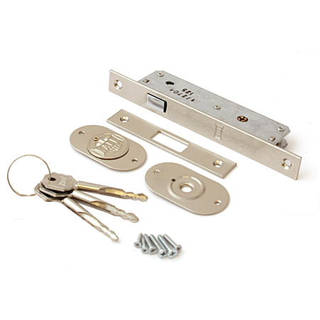 Замок врезной KALE KILIT 201F-BS20-NI-3KEY-(SP, Ros)-STB 201F0000031 (201F0000001)