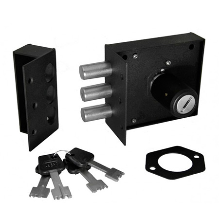 Замок накладной (с помпов.механизмом)