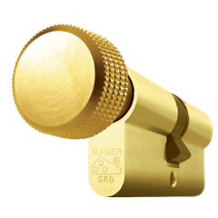 Механизм цилиндровый MAUER Elit 2 - 4 класс GW шестеренка KC ключ-вертушка 52мм/26-26/ никель-5 ключей в комплекте