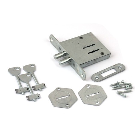 Замок врезной Ригель-ЗВ8-4С-2Р (3 кл)