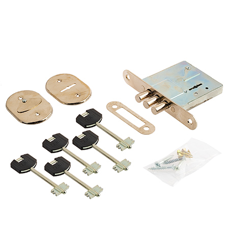 Замок врезной Зенит ЗВ8-6.3 5 ключей