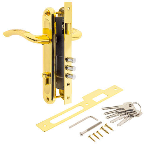 Замок врезной Avers 2226/70-G/GM