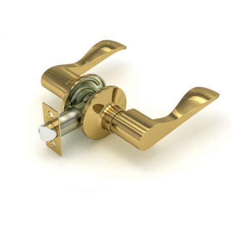 Ручка защелка  892 PB-P (золото) без. фик.