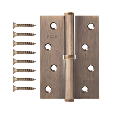 Петля врезная Apecs 100*70-B-Steel-AB-L