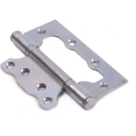 Петля без врезки (Петля бабочка ПБ) цинк белый