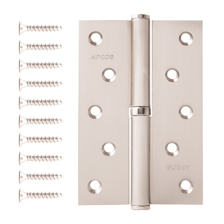 Петля врезная Apecs 120*80-B-Steel-NIS-L