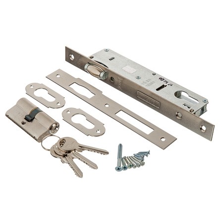 Замок врезной KALE KILIT 155-BS30-R-23NP-GNC62-3KEY-(SP,Ros)-STB 15530000003