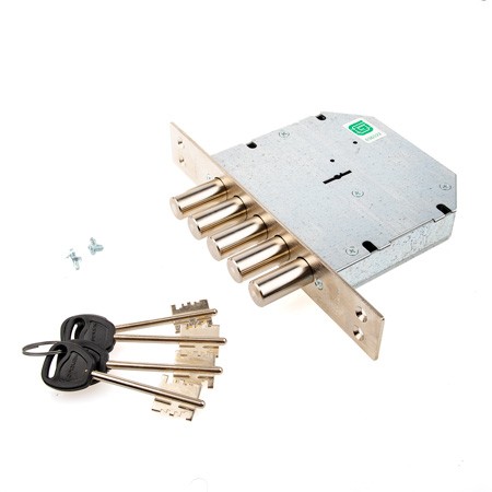 Замок врезной ГАРДИАН-2001 Т-4кл. (дл.кл.) ЗК 202Н-01