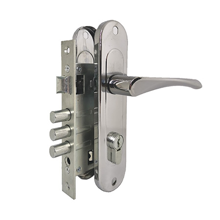 Замок врезной Абсолют ЗВ4-60/07 (Хром-лак)