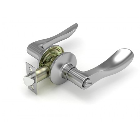 Ручка защелка  891 SN-B (мат. никель) фик.