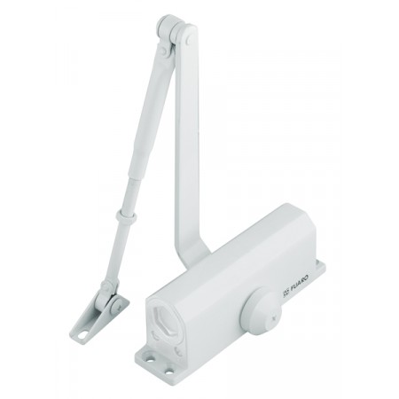 Доводчик дверной DC-205 WH до 120 кг (белый)