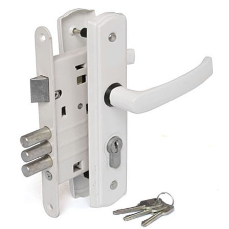 Замок врезной ЗВ 4-1-8-15 (белый)